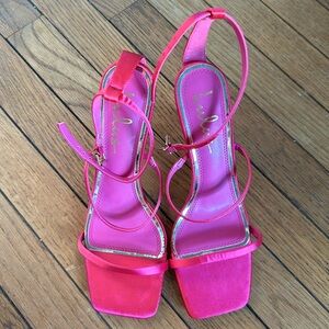 Pink Lulu’s heels
